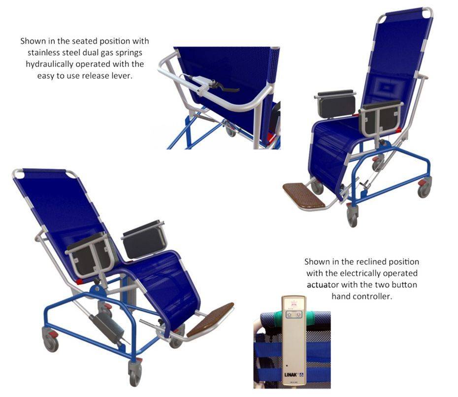 Streamline tiltinspace shower chair Advanced Seating Solutions
